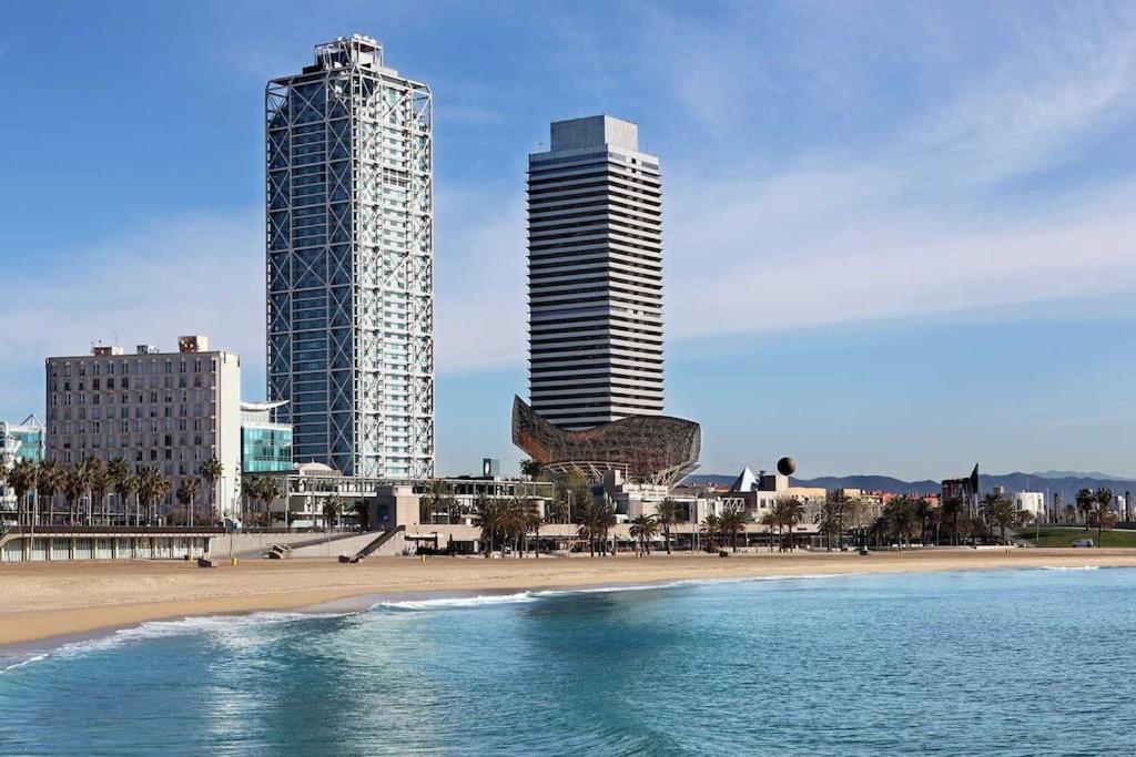 Lovely & Bright Vila Olimpica Beach Apartment 바르셀로나 외부 사진